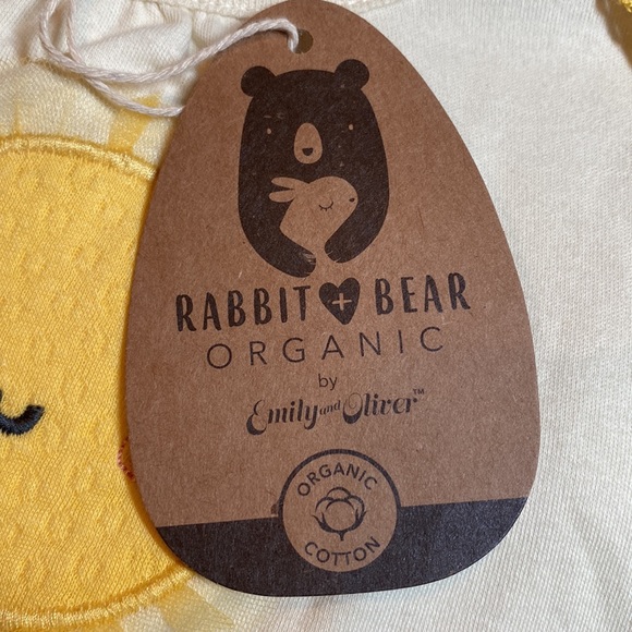 2 piece set 6-9mos. NWT! Onsie with pants, organic cotton - Picture 5 of 16